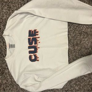 Syracuse cropped sweatshirt